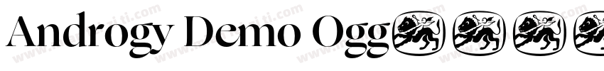 Androgy Demo Ogg字体转换